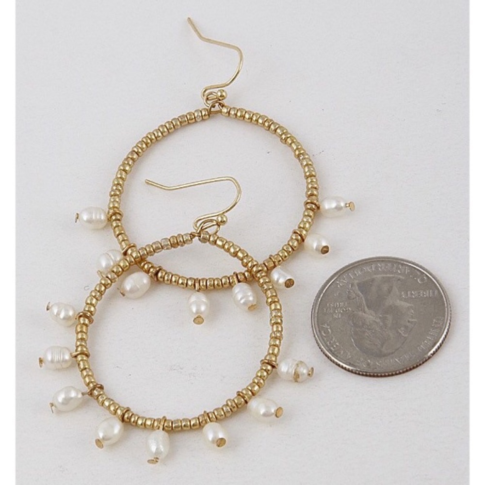 Carmela Pearl Earrings - Picture 2 of 2